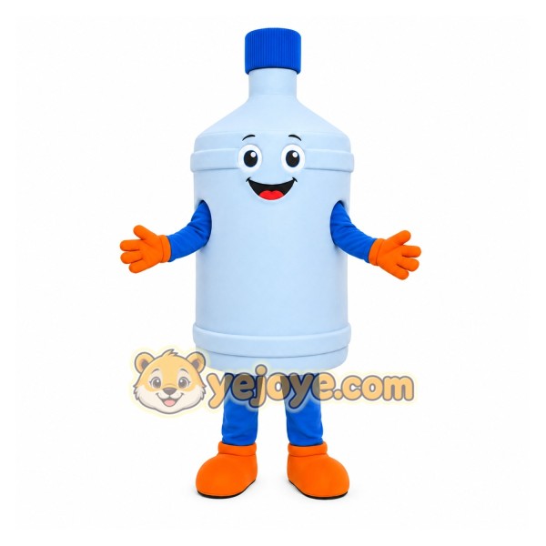 White Water Bottle Mascot Costume