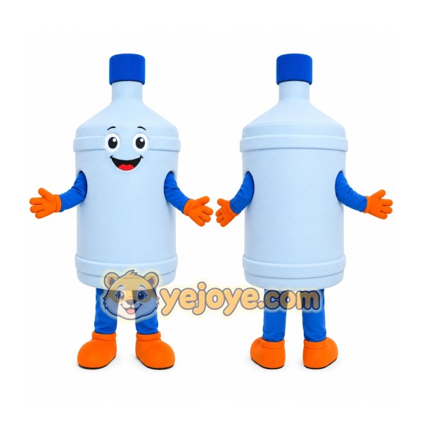 White Water Bottle Mascot Costume