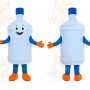 White Water Bottle Mascot Costume
