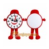 Red Clock Mascot Costume