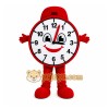 Red Clock Mascot Costume