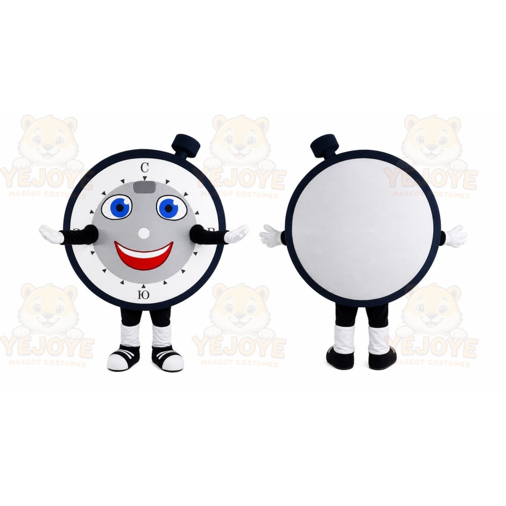 Round Clock Mascot Costume
