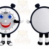 Round Clock Mascot Costume