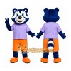 Blue Sports Raccoon Mascot Costume Blue Sports Raccoon Mascot Costume