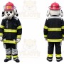 Firefighter Dog Mascot Costume