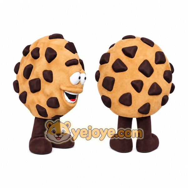 Chocolate Chip Cookie Mascot Costume