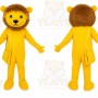 Yellow Lion Mascot Costume