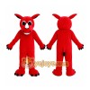 Red Rhino Mascot Costume Red Rhino Mascot Costume
