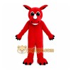 Red Rhino Mascot Costume Red Rhino Mascot Costume