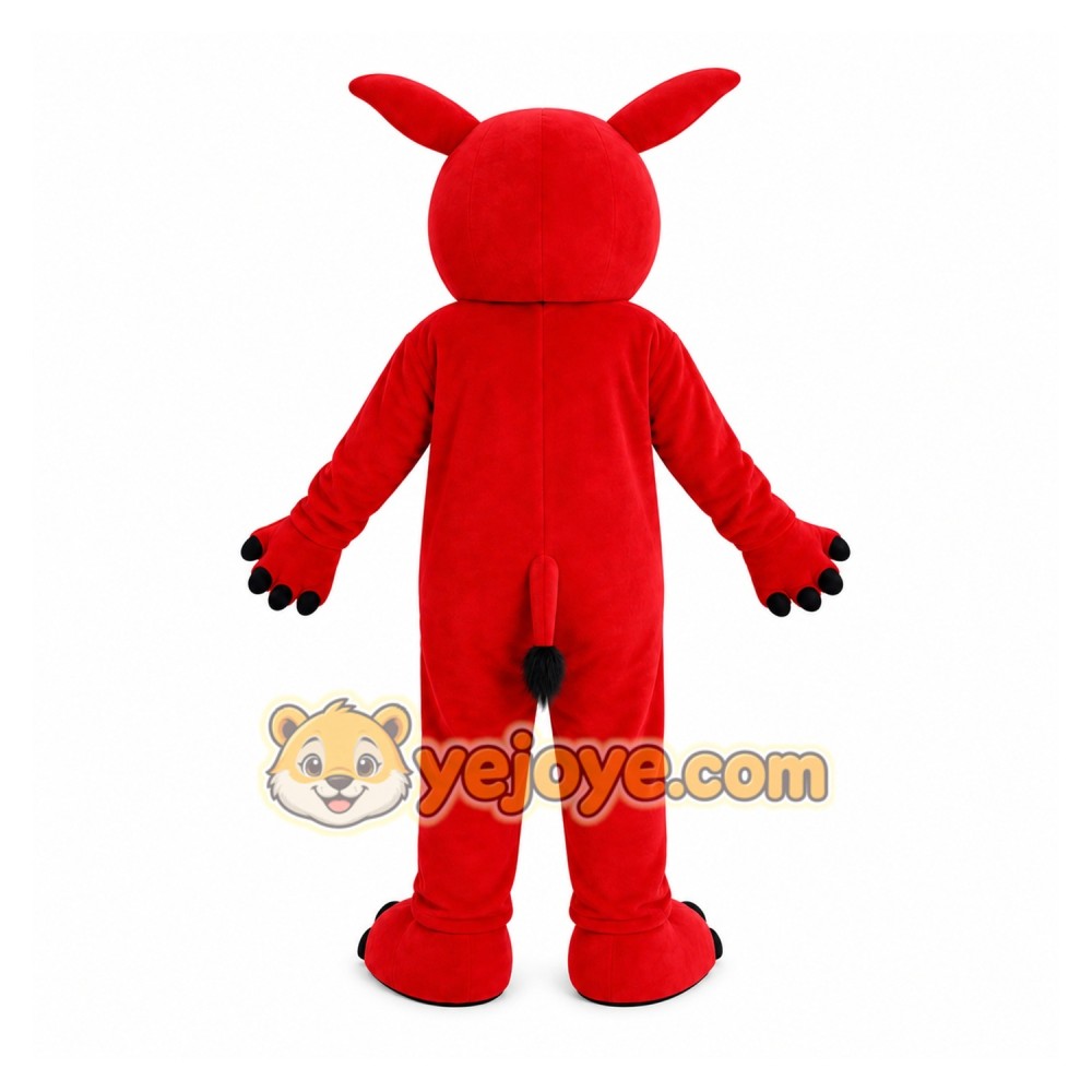 Red Rhino Mascot Costume Red Rhino Mascot Costume