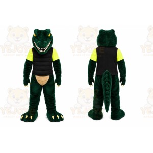 Green Crocodile Mascot Costume