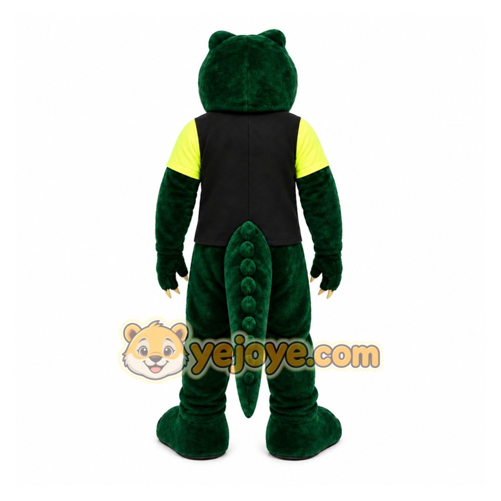 Green Crocodile Mascot Costume Green Crocodile Mascot Costume