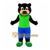 Black Bear Green Shirt Mascot Costume