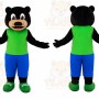 Black Bear Green Shirt Mascot Costume