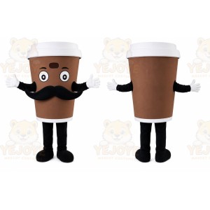Coffee Cup Mascot Costume