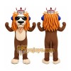 Tan Lion Headband Mascot Costume