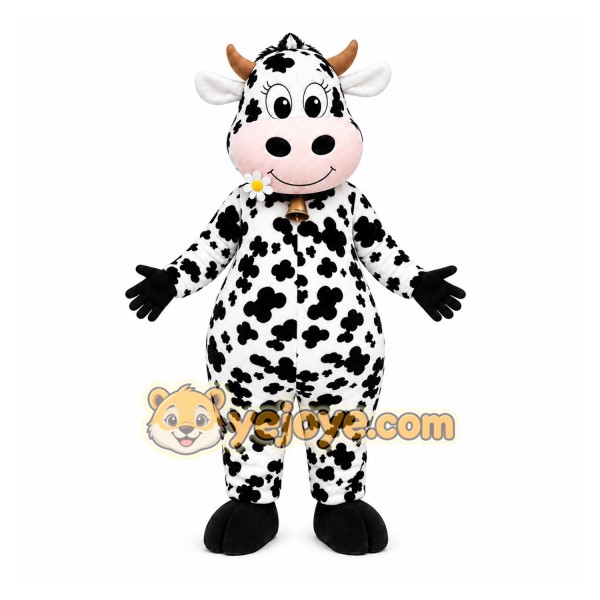 Spotted Cow Mascot Costume Spotted Cow Mascot Costume