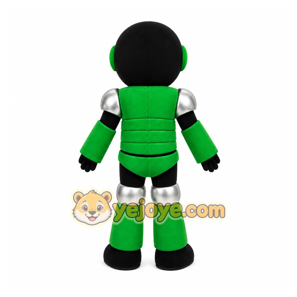 Green Robot Mascot Costume Green Robot Mascot Costume