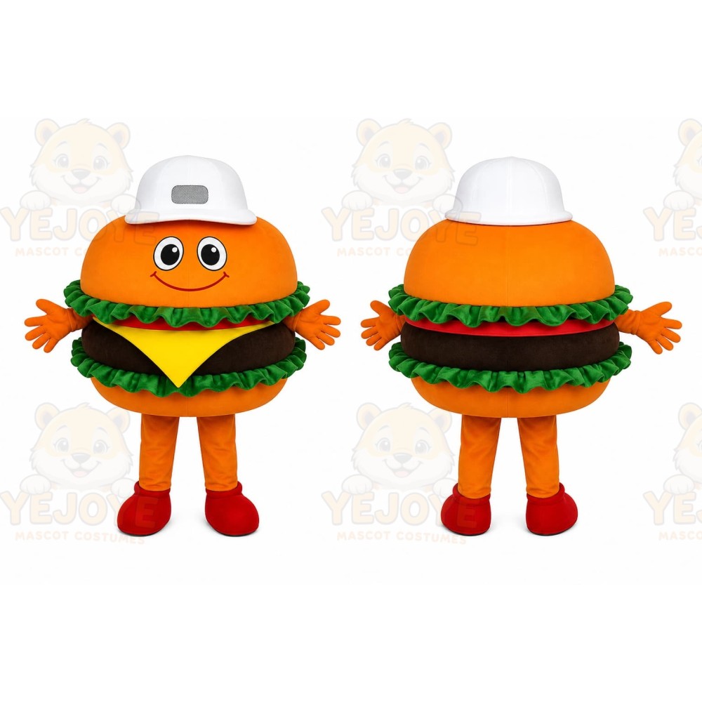 Hamburger Character Mascot Costume