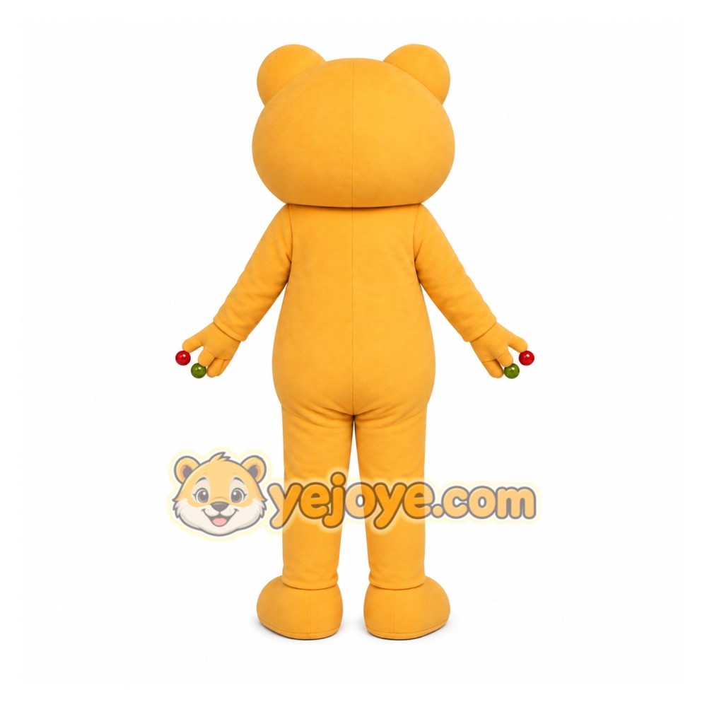 Orange Frog Mascot Costume Orange Frog Mascot Costume
