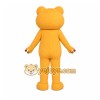 Orange Frog Mascot Costume Orange Frog Mascot Costume