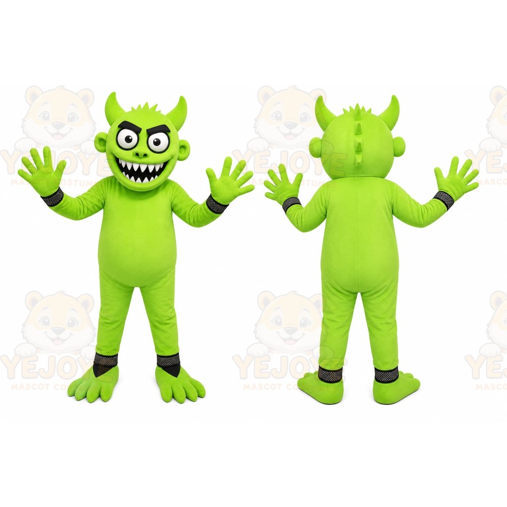 Green Monster Mascot Costume