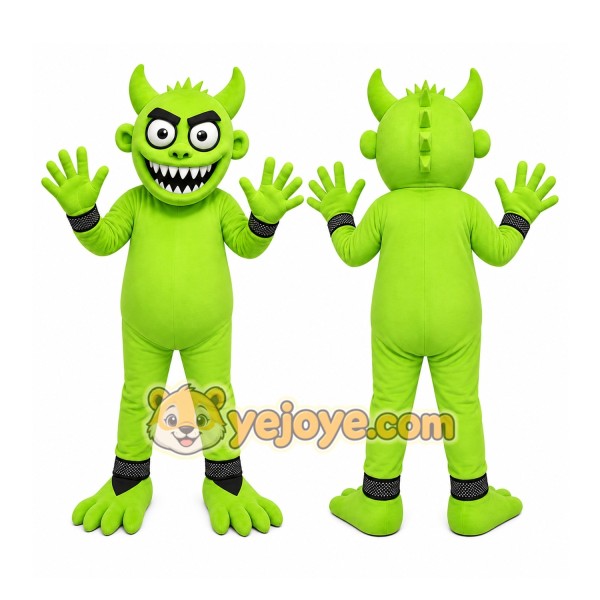 Green Monster Mascot Costume