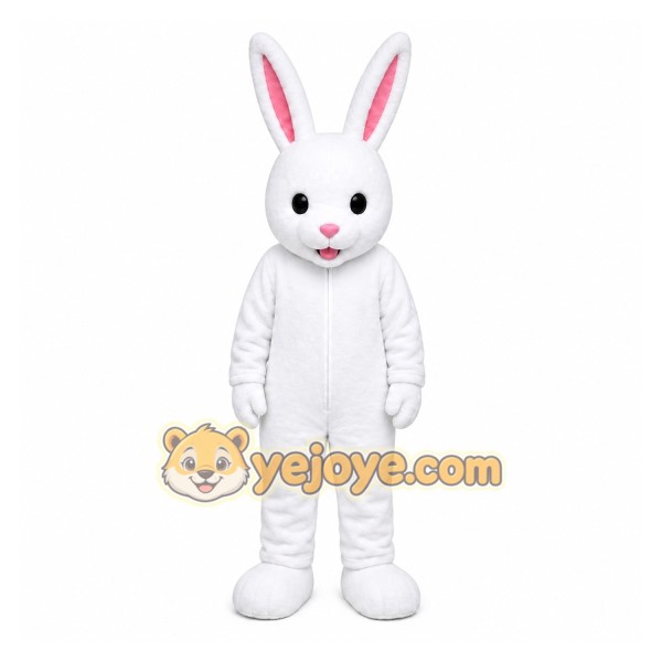 White Rabbit Mascot Costume White Rabbit Mascot Costume