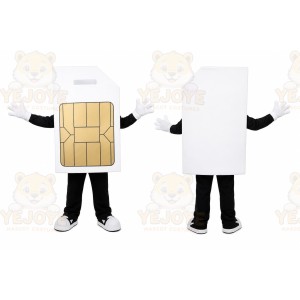SIM Card Character Mascot Costume