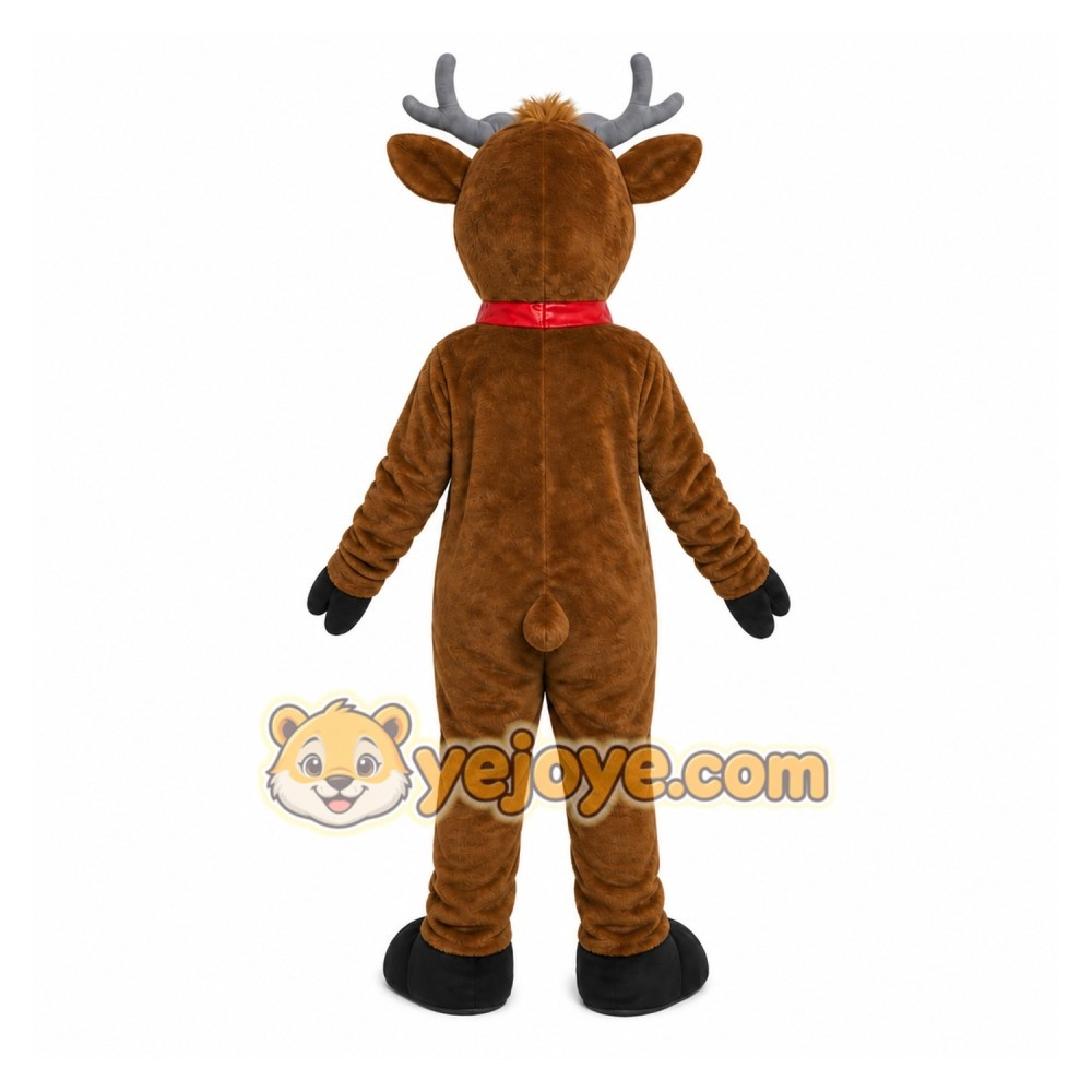 Brown Reindeer Mascot Costume Brown Reindeer Mascot Costume