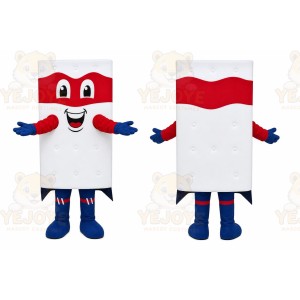 Red White Mattress Mascot Costume