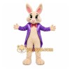 Purple Rabbit Mascot Costume Purple Rabbit Mascot Costume