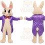 Purple Rabbit Mascot Costume