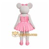 Pink Mouse Dress Mascot Costume