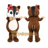 Brown Chipmunk Mascot Costume Brown Chipmunk Mascot Costume