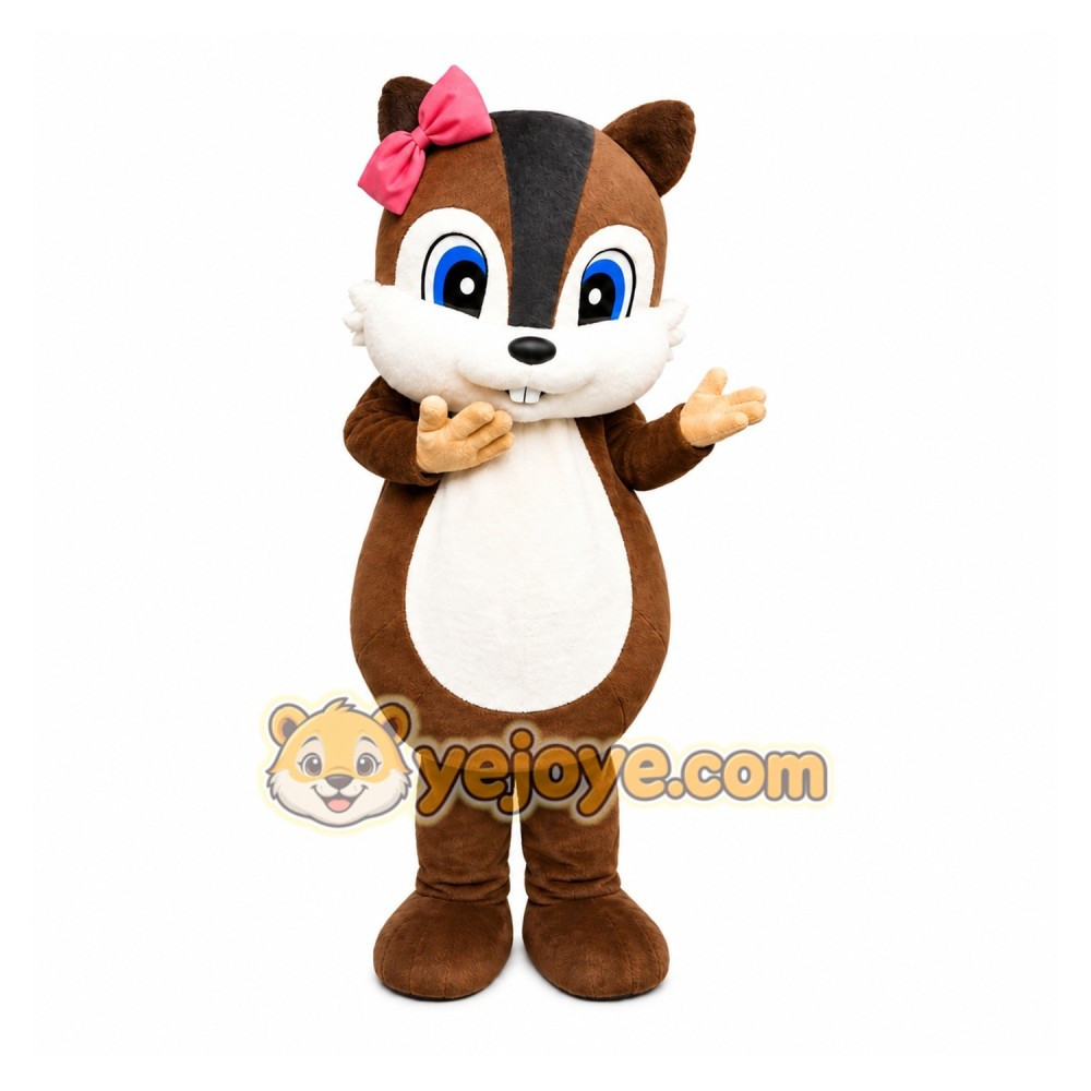 Brown Chipmunk Mascot Costume Brown Chipmunk Mascot Costume