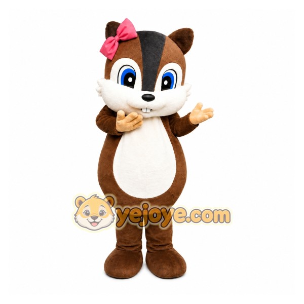 Brown Chipmunk Mascot Costume