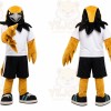 Black Yellow Bird Mascot Costume