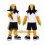 Black Yellow Bird Mascot Costume