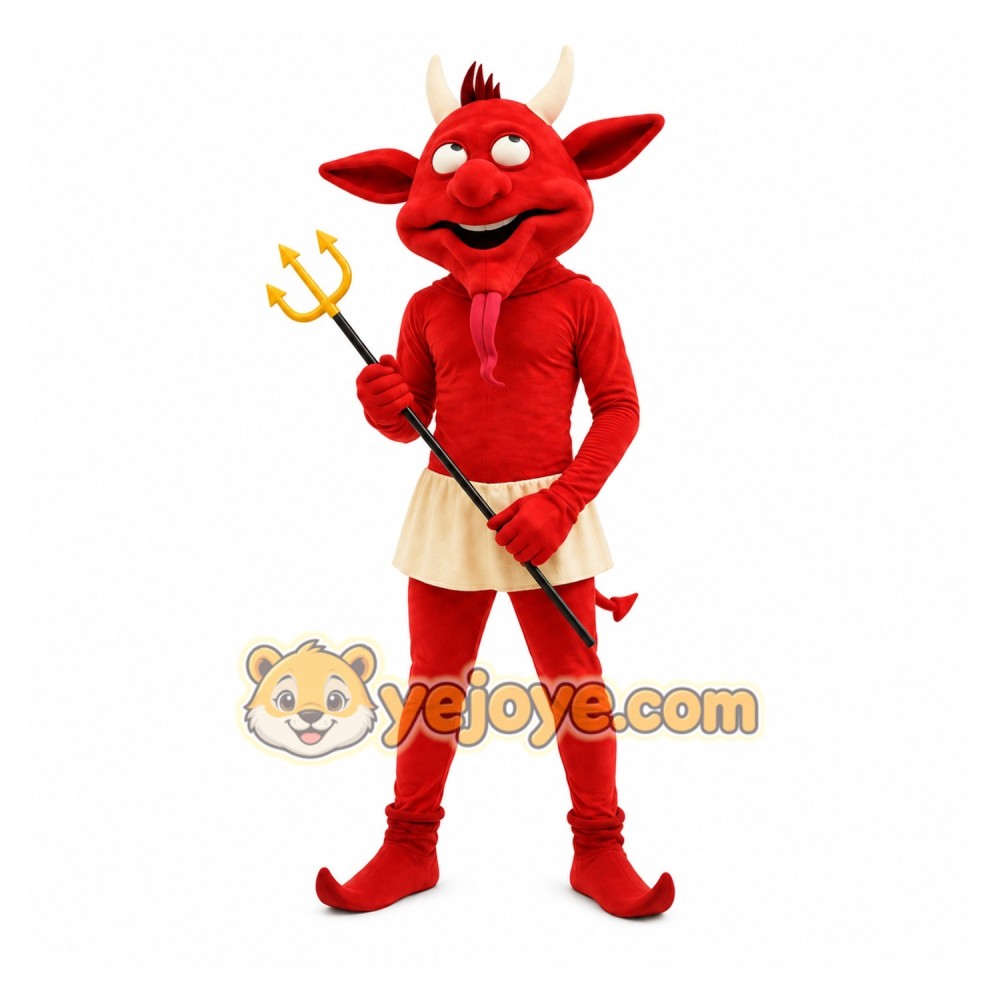 Red Devil Mascot Costume