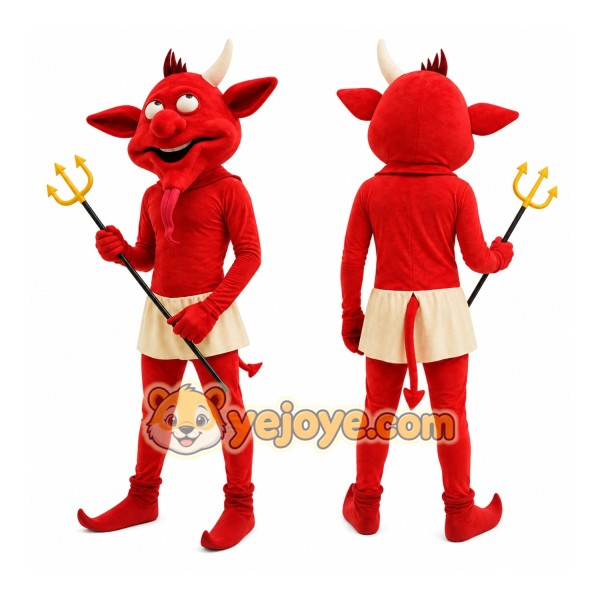 Red Devil Mascot Costume