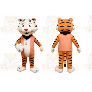 White Tiger Mascot Costume
