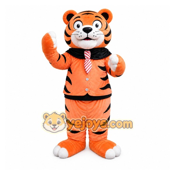 Orange Tiger Mascot Costume