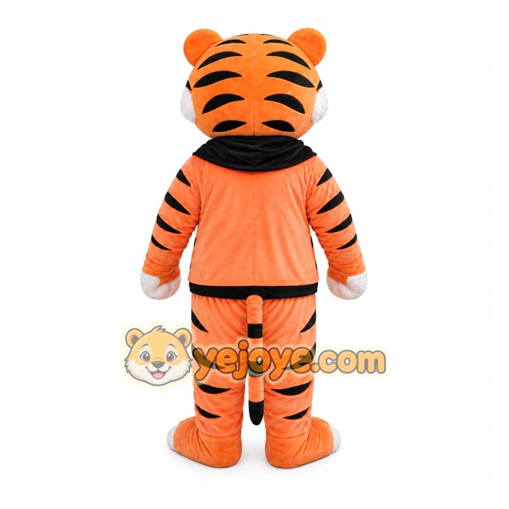 Orange Tiger Mascot Costume