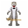 Gray Crocodile Mascot Costume Gray Crocodile Mascot Costume