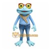 Blue Frog Mascot Costume