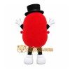 Red Heart Character Mascot Costume Red Heart Character Mascot Costume