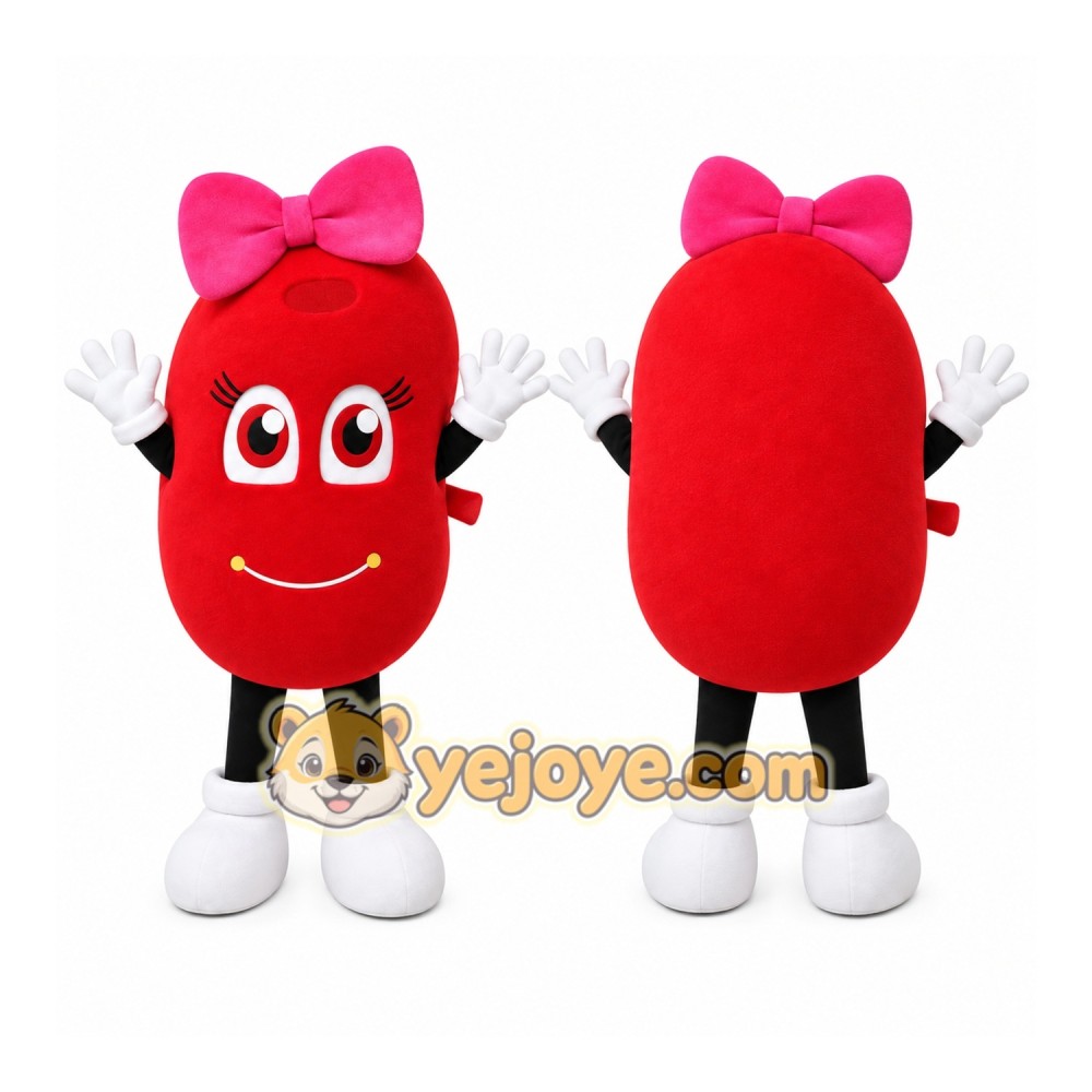 Pink Heart Character Mascot Costume Pink Heart Character Mascot Costume