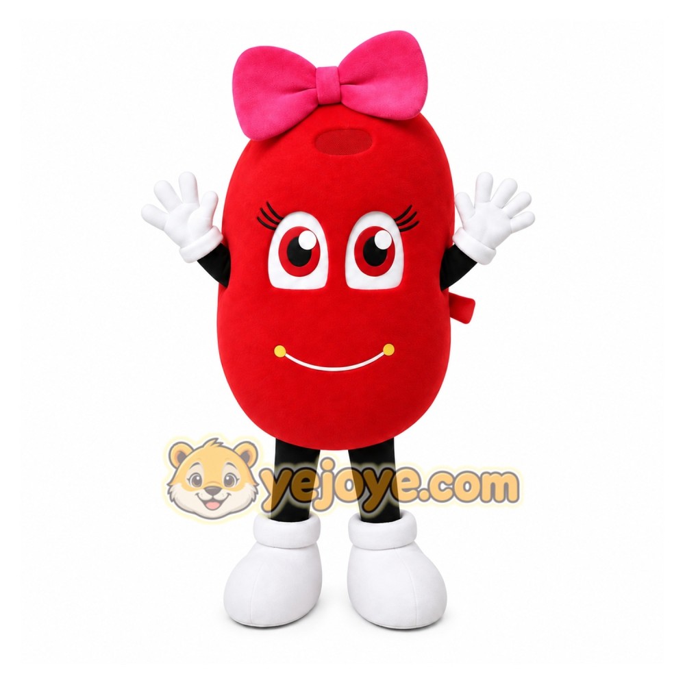 Pink Heart Character Mascot Costume Pink Heart Character Mascot Costume
