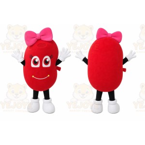Pink Heart Character Mascot Costume